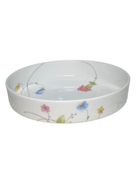 Mikasa Bone China Narumi Japan JUST FLOWERS A4-182 Fruit Dessert Bowl